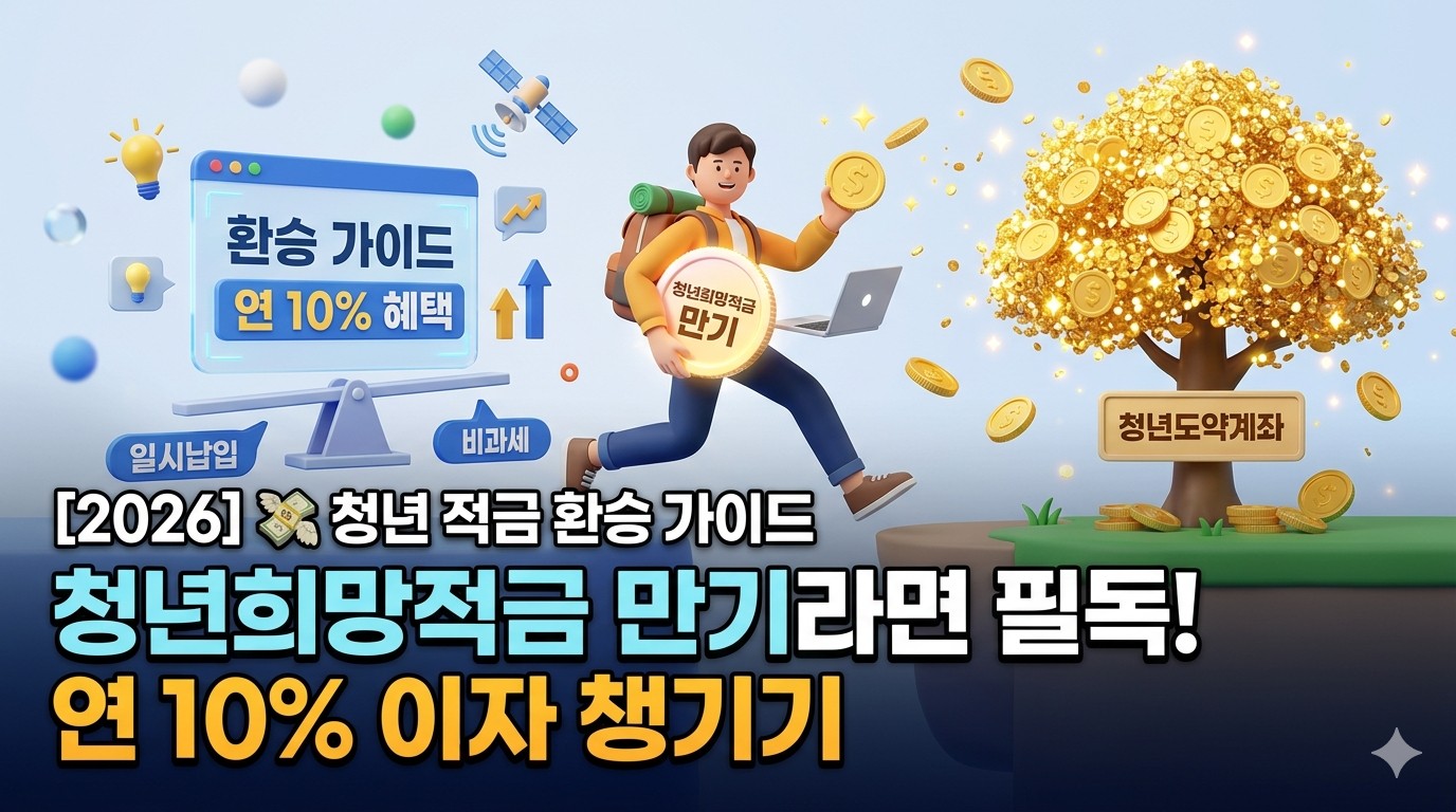 2026 ์ฒญ๋
ํฌ๋ง์ ๊ธ ๋ง๊ธฐ ํ ์ฒญ๋
๋์ฝ๊ณ์ข ํ์น ๊ฐ์ด๋ ์กฐ๊ฑด ์ผ์๋ฉ์
ํํ