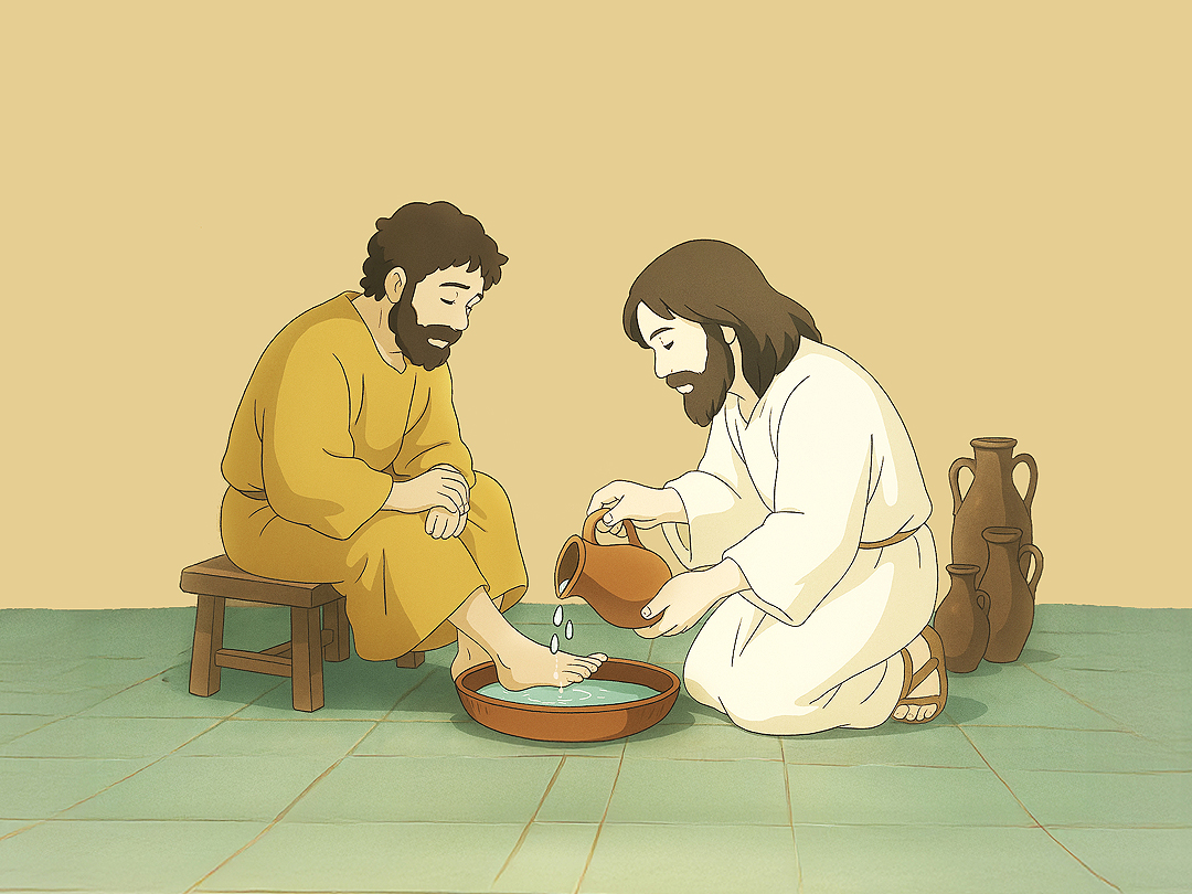 25년 4월 17일 말씀 카드 성경구절 : 내가 너희에게 한 것처럼 너희도 해라. (요한 13,15)