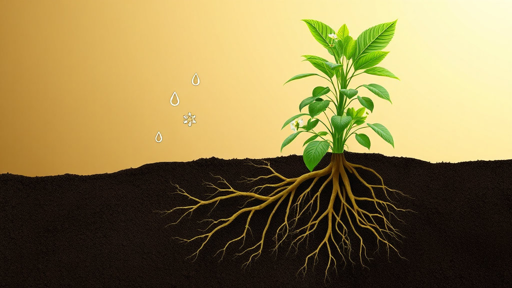 식물생리학을 볼 수 있는 식물 뿌리