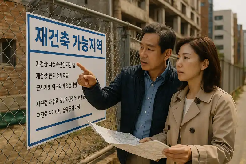 재건축 가능지역 확인