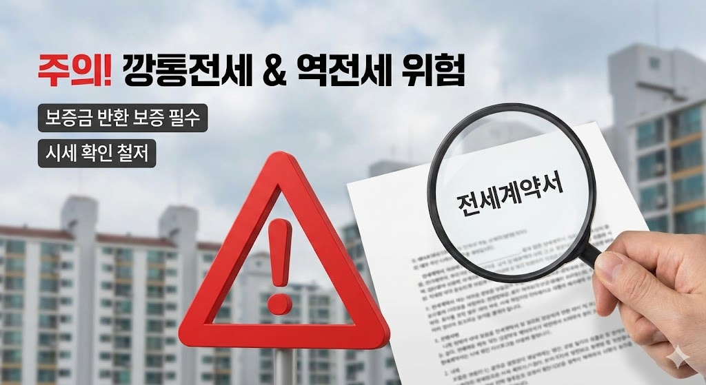 주의사항: 깡통전세, 역전세 진짜 조심하세요!