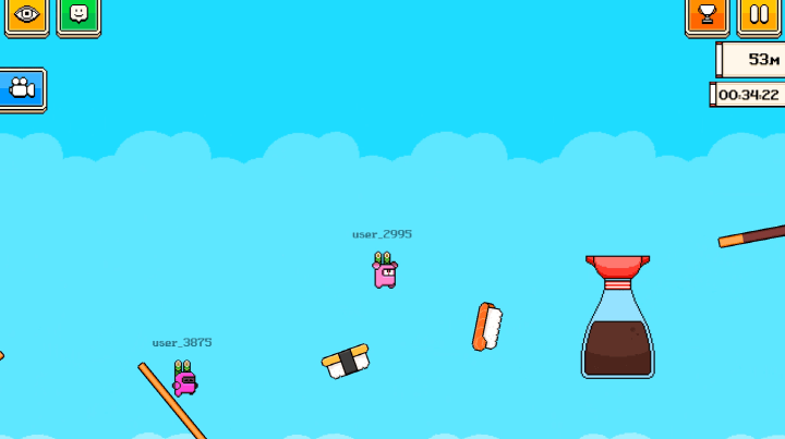 아래로-추락하지-않도록-점프하는-화면