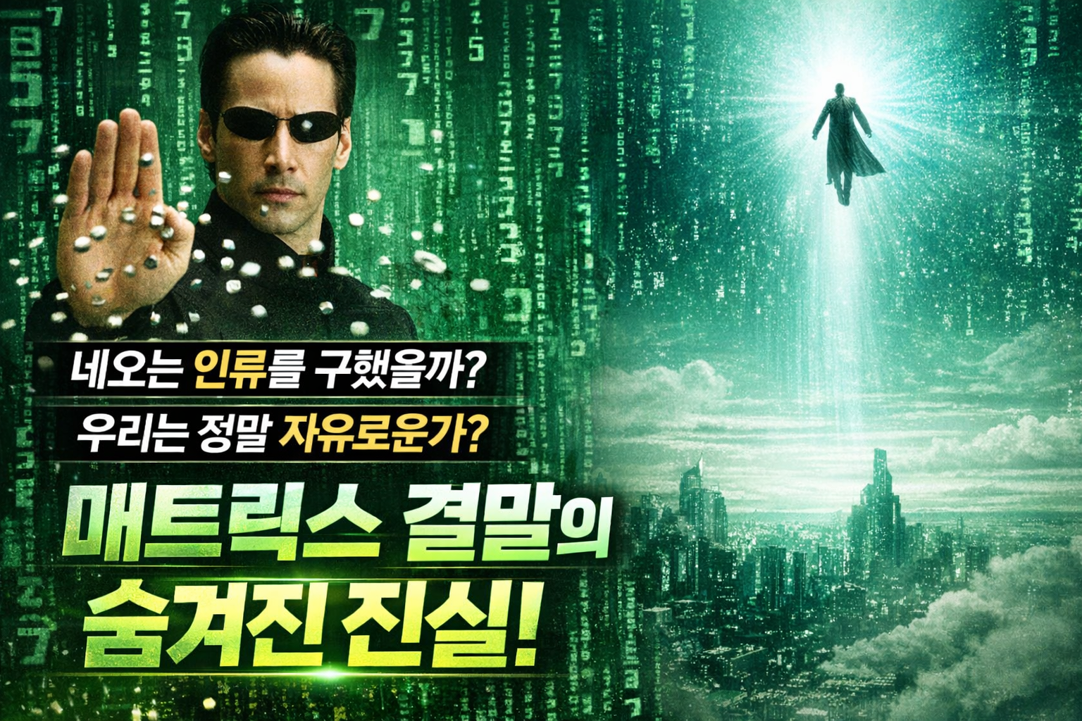 우리가 몰랐던 매트릭스 결말의 진짜 의미