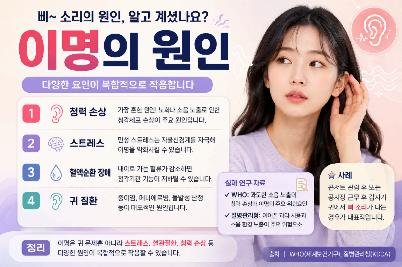 이명의 원인 이미지사진