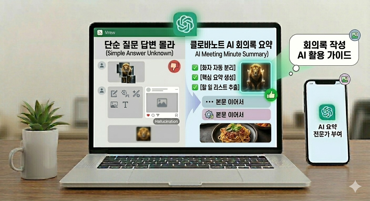 회의록 작성이 귀찮다면? 클로바노트 등 음성 인식 AI 활용 가이드