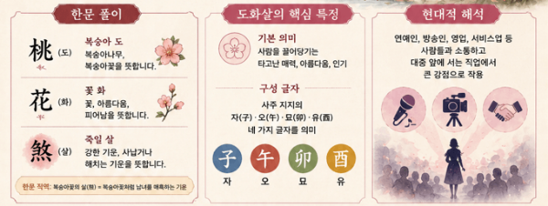 도화살 홍염살 화개살 차이점 총정리 ❘ 내 사주 매력살 확인법,이성 구설수 피하는 법