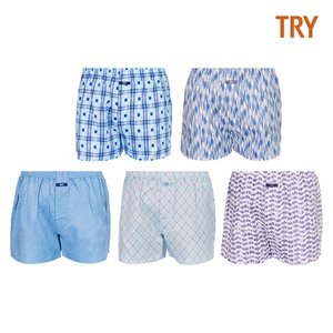 트라이 TRY H 남성 풍기인견 트렁크 5종 세트