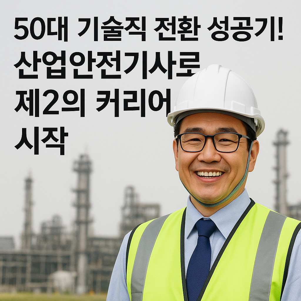 50대 기술직 전환 성공기! 산업안전기사로 제2의 커리어 시작