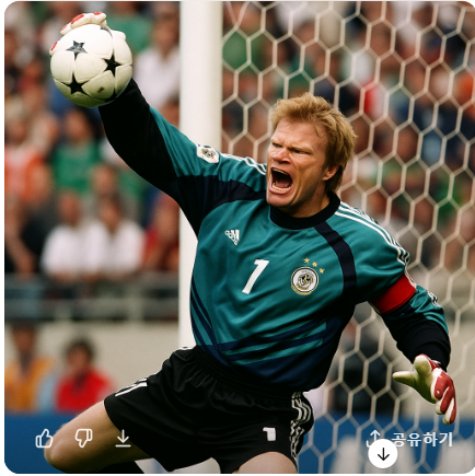 유럽축구 전설 골키퍼2024특집 올리버칸 명장면사진