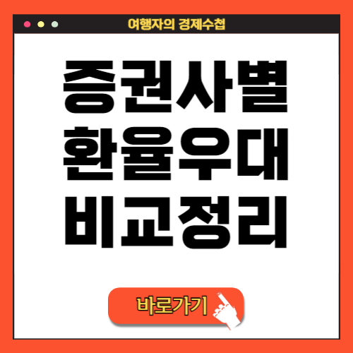 증권사별 환율우대 이벤트 몽땅 정리