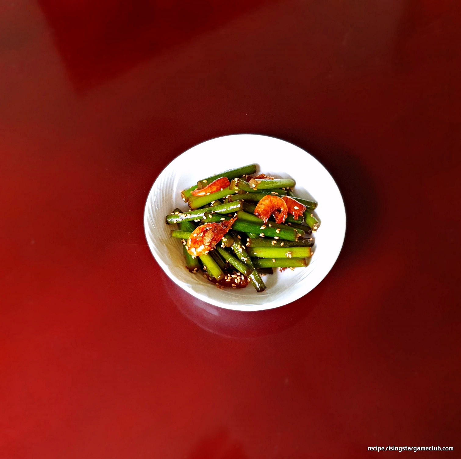 맛있는 마늘종 새우 볶음 만들기