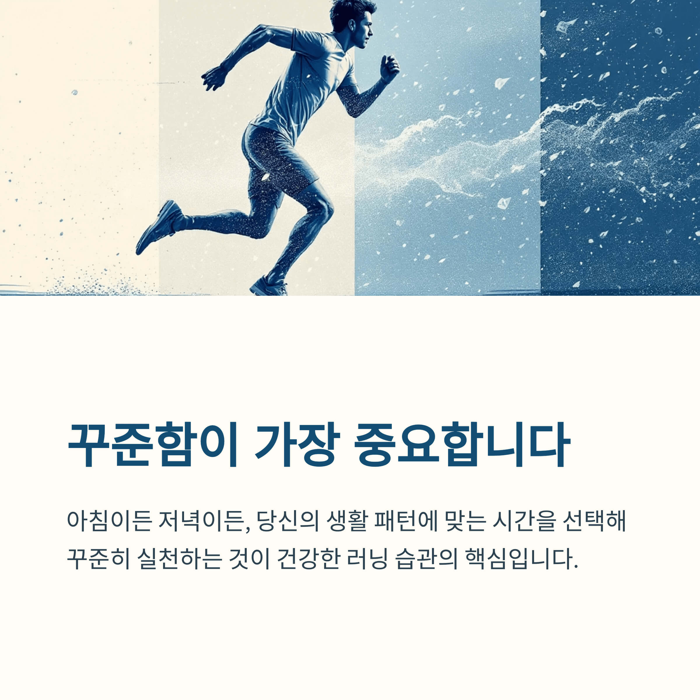 어떤 시간이든 중요한 건 ‘꾸준함’입니다