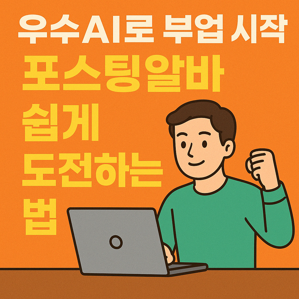 우수AI로 부업 시작! 포스팅알바 쉽게 도전하는 법