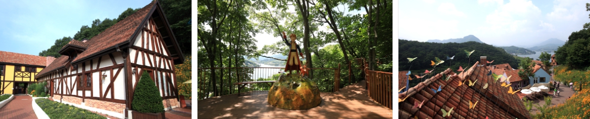 가평/한국/안에/작은/프랑/마을/쁘띠프랑스