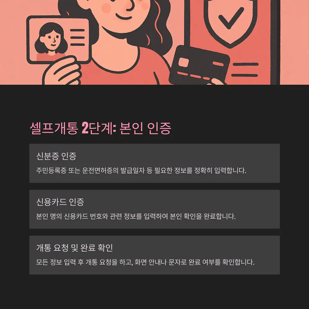 셀프개통-본인-인증
