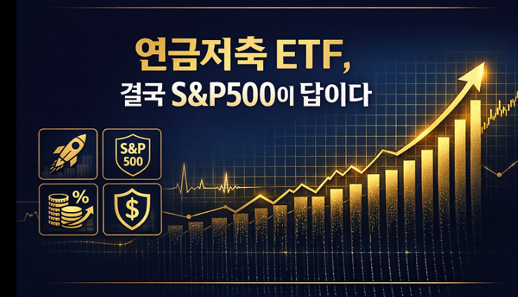 연금저축 계좌에서 S&amp;P500 ETF 장기투자가 정답인 이유 - 수수료와 세금 절약까지 한번에