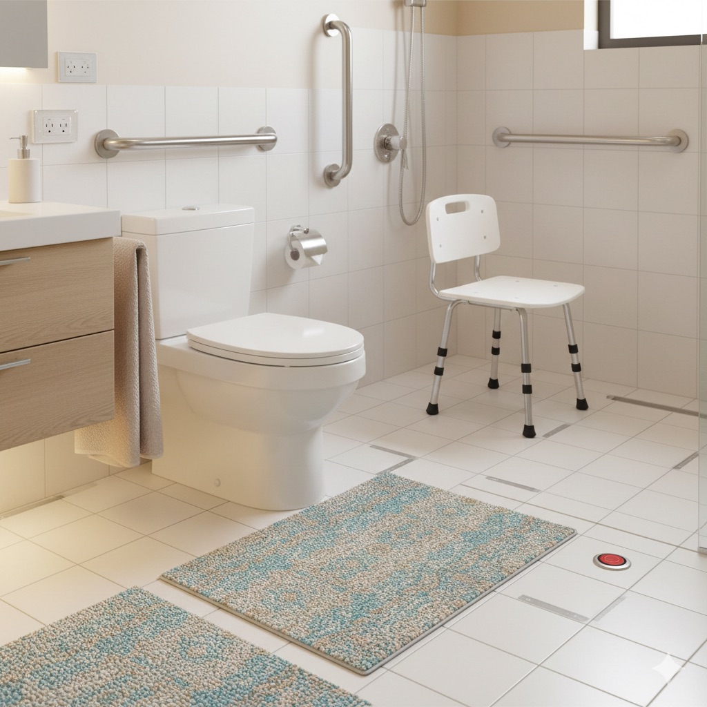 안전한 욕실 이미지