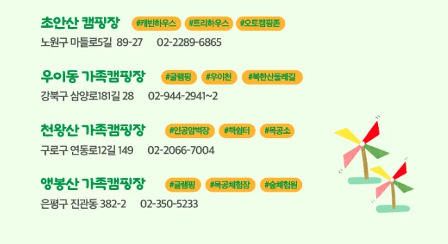 2025_서울캠핑지도 총정리_가족캠핑장_서울야영장