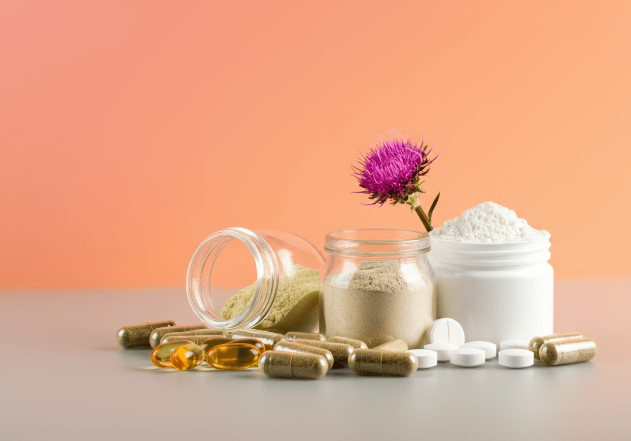 밀크씨슬 사진입니다.