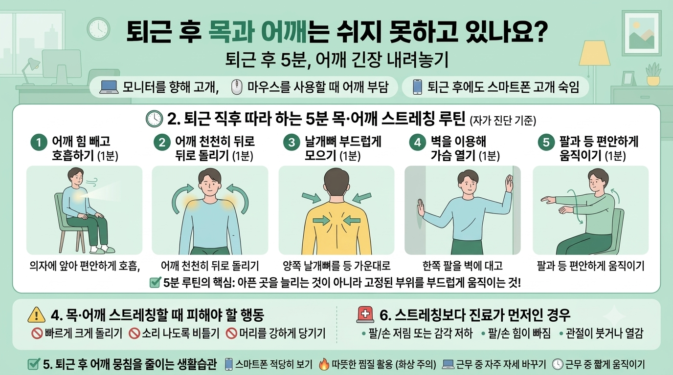 퇴근후어깨스트레칭