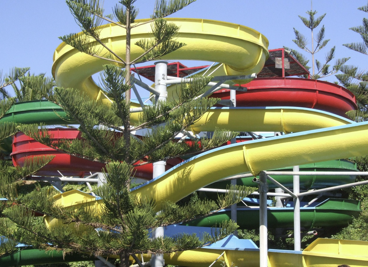 워터파크-슬라이드-사진