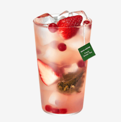 1. 생딸기 블루밍 그린티