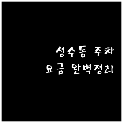 성수동 빌딩 주차장 비교 비즈포레 서..