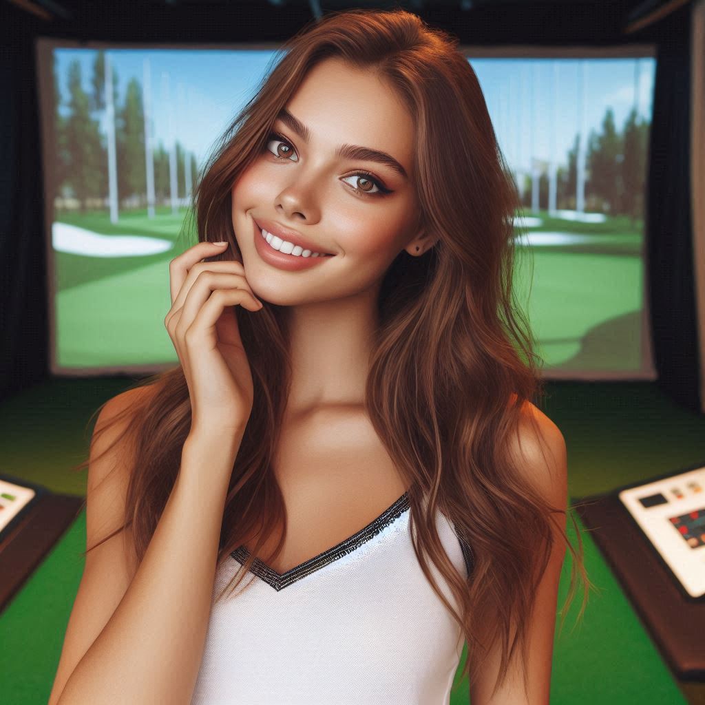 스크린골프장 배경