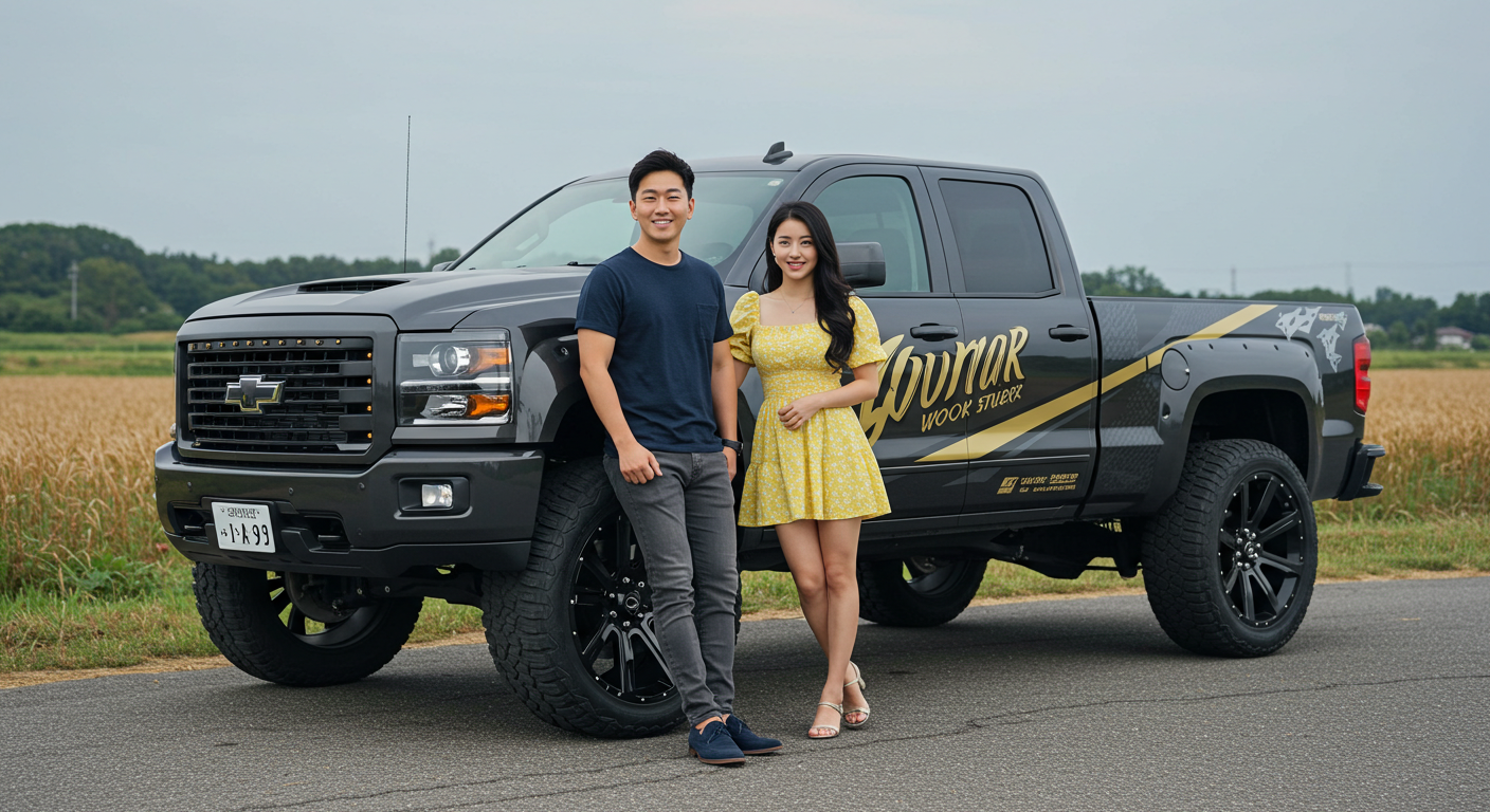 중고 1톤 화물차