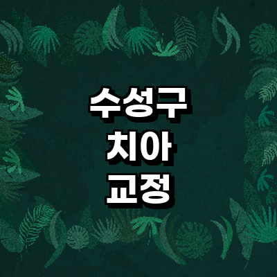 대구 수성구 교정 치과