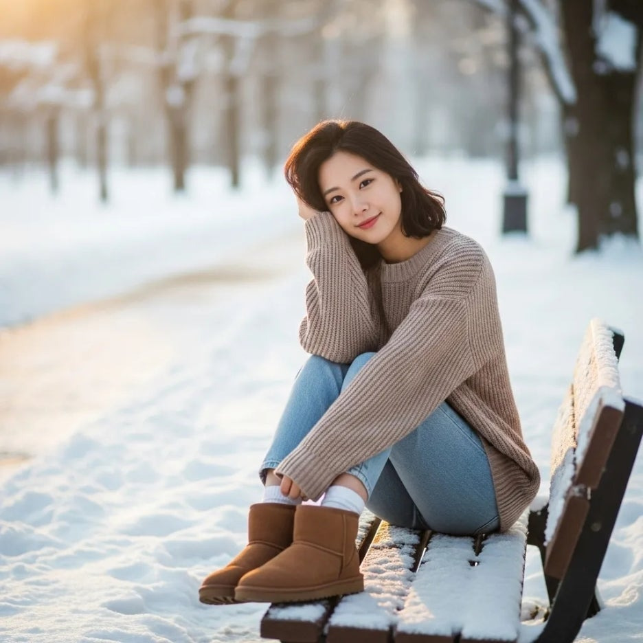 어그 부츠 겨울 코디템 추천, 핀터레스트 겨울룩 정복!