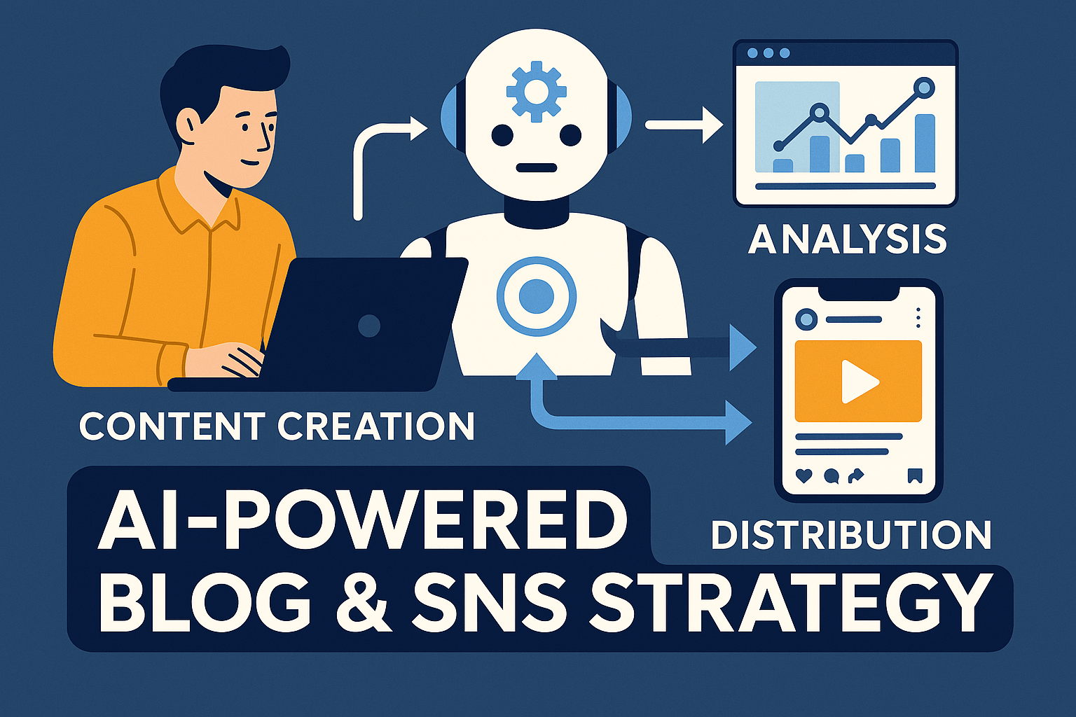 AI 파워, 블로그와 SNS 동시 공략! 스마트 콘텐츠 전략