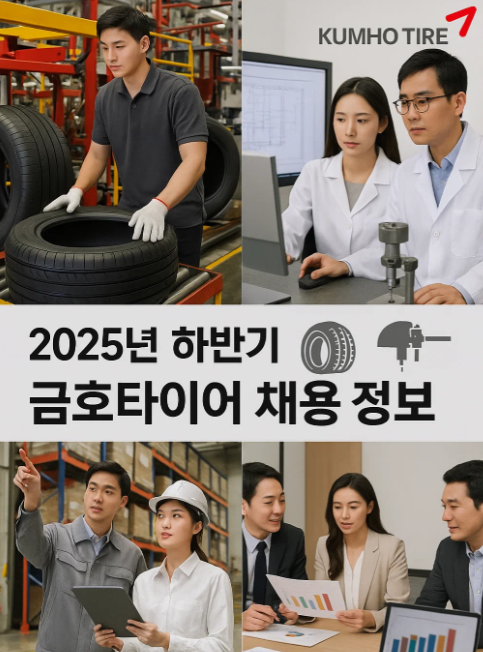 2025년 하반기 금호타이어 채용 정보