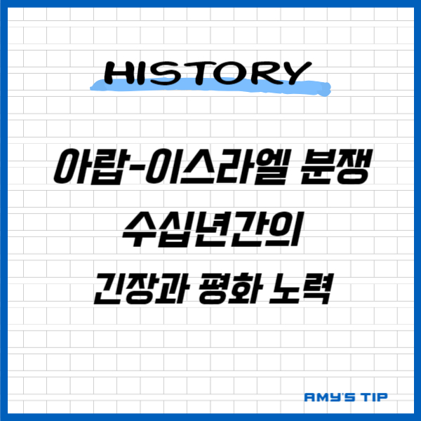 아랍-이스라엘 분쟁: 수십 년간의 긴장과 평화 노력