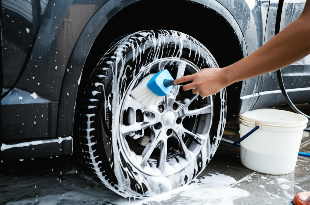 내 차 휠, 새것처럼 만드는 비법: