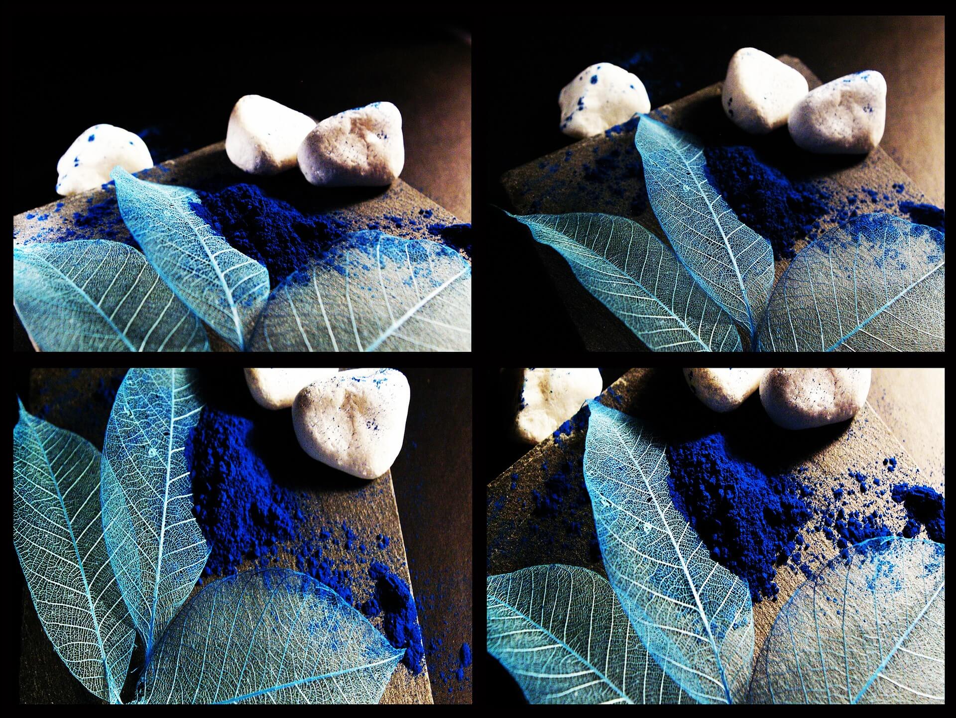 전통 청색 안료