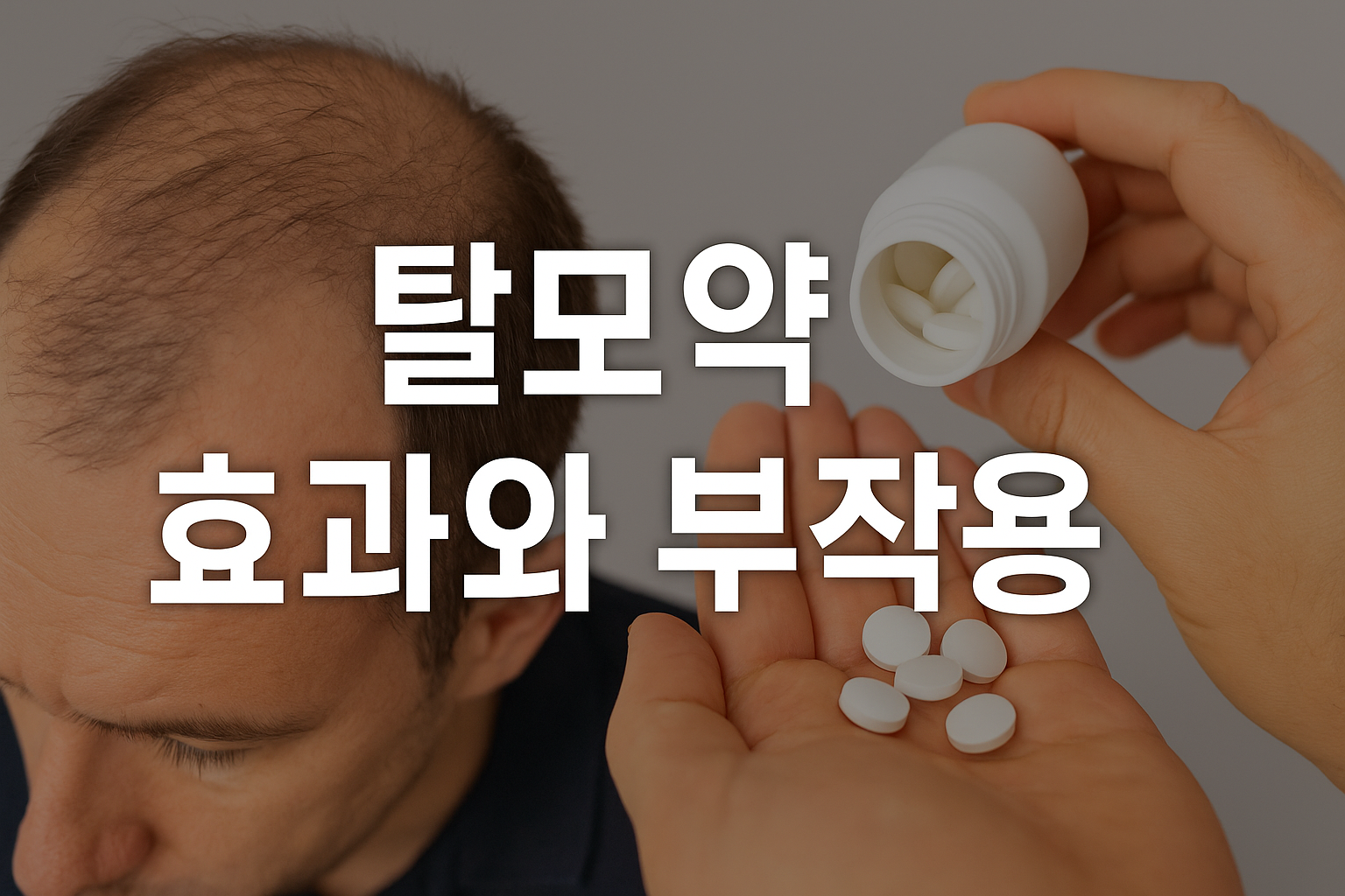 탈모약 효과와 부작용 설명 썸네일