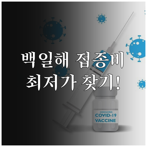 백일해 예방접종 가격 비교와 심평원 ..