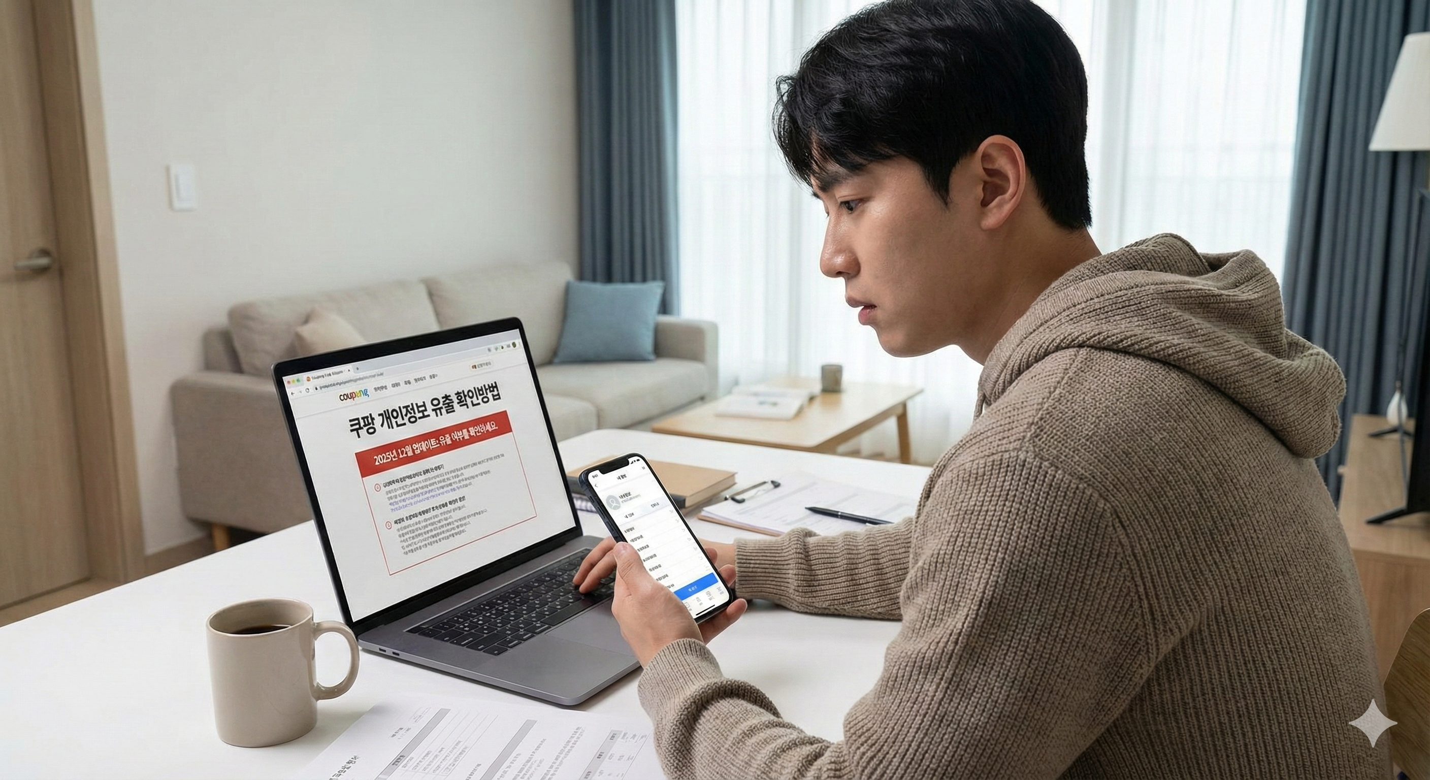 쿠팡 개인정보 유출 확인방법