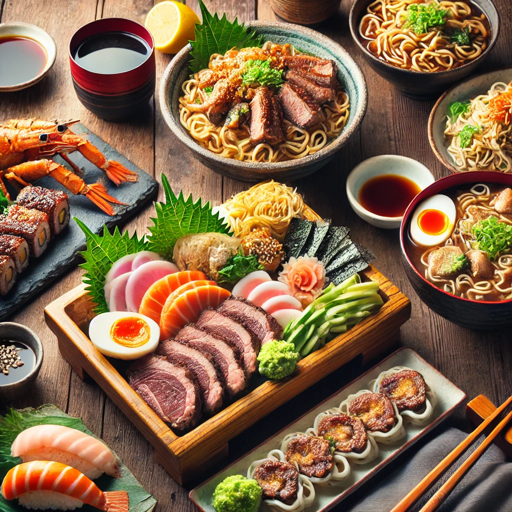 일본의 음식 사진