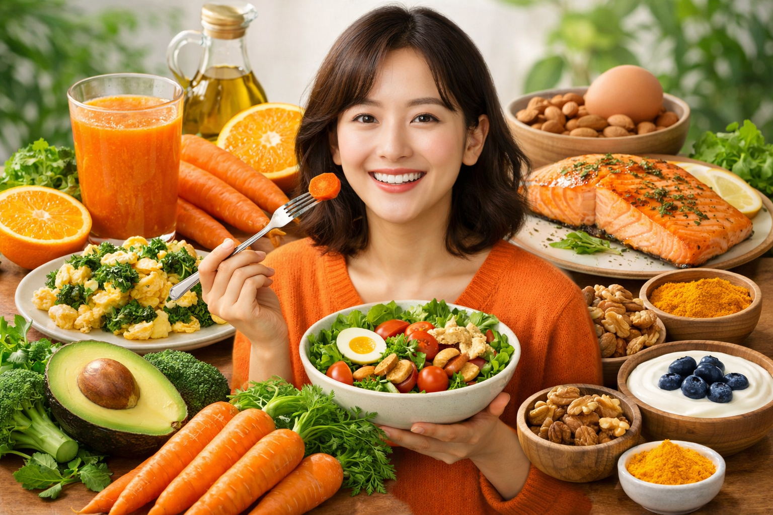 당근 궁합 음식