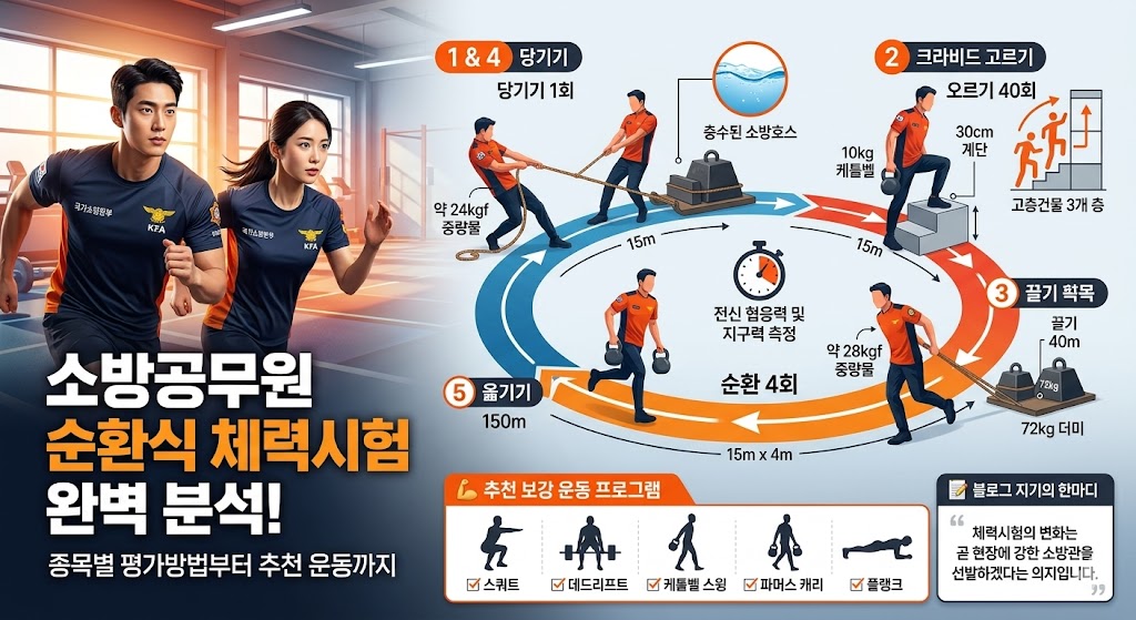 소방공무원 순환식 체력시험 완벽 분석!