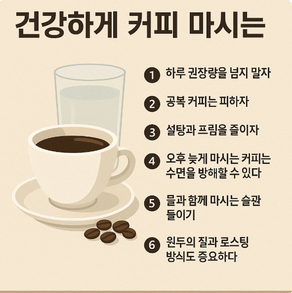 건강하게 커피 마시는 방법