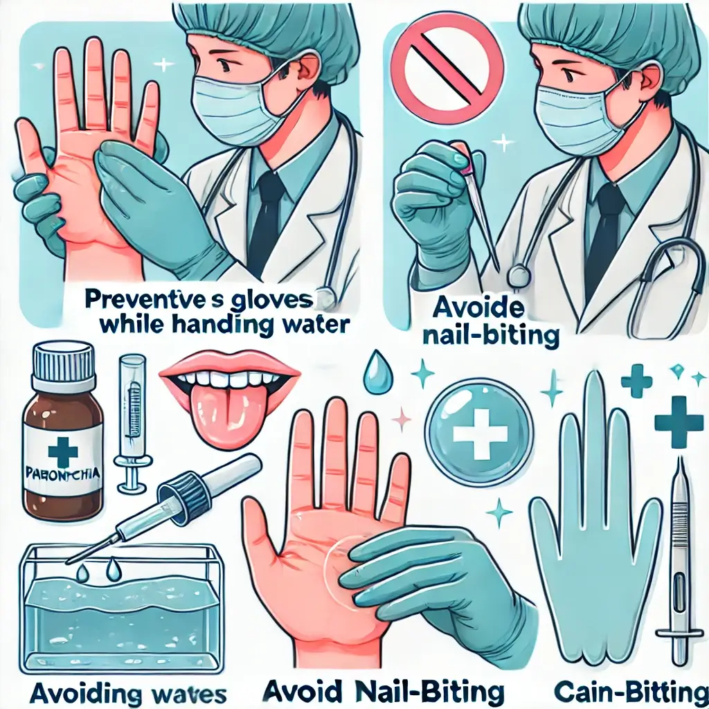 조갑주위염을 예방하는 방법