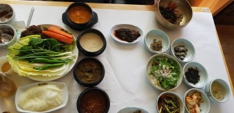 숯불보리굴비정식