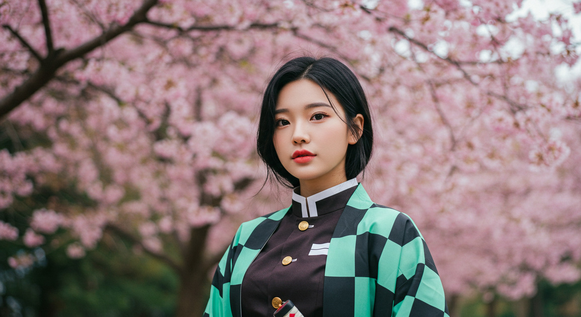 귀멸의 칼날 스타일 따라잡기: 탄지로의 체크 하오리 코디법