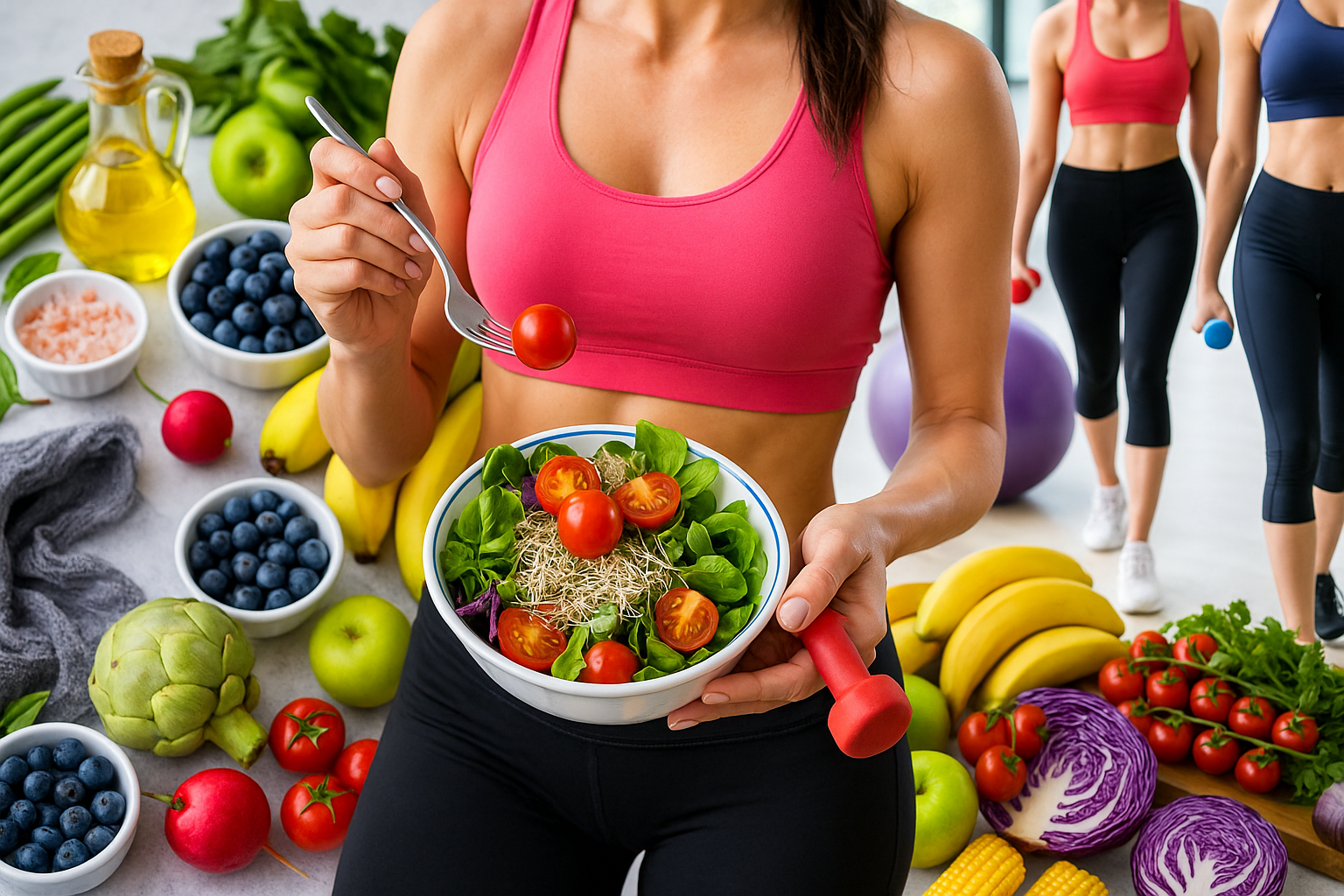 유산소 운동 및 건강식단