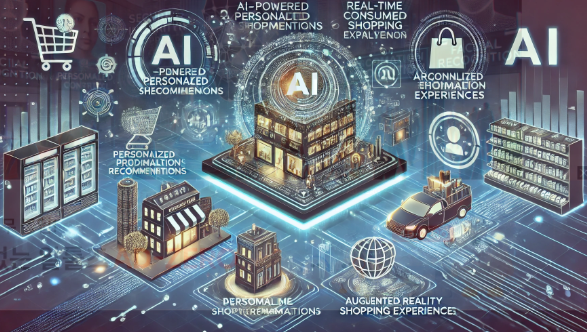 미래 쇼핑 산업 관련 이미지