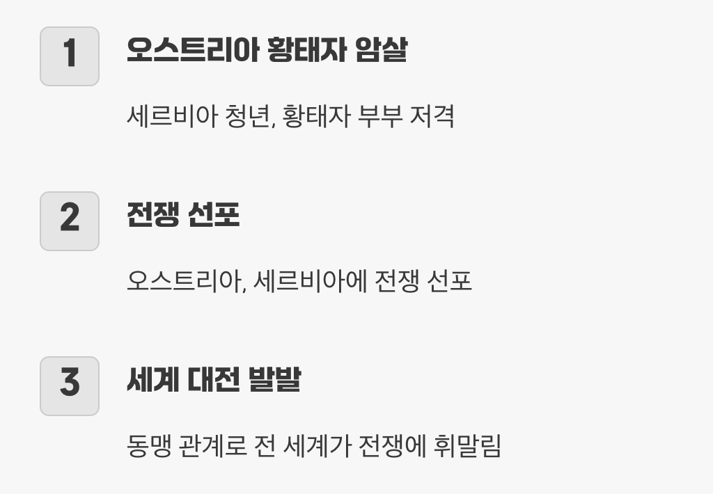 세계를 불태운 작은 불씨&amp;#44; 사라예보 사건