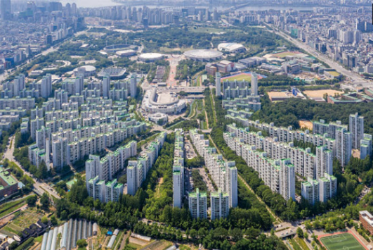 올림픽선수기자촌아파트 전경